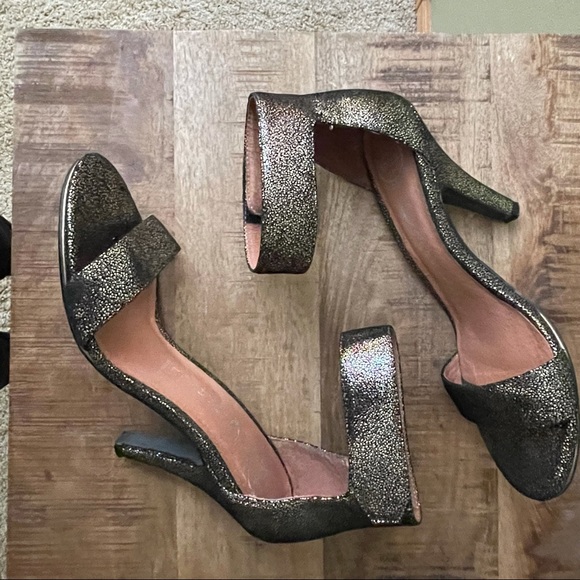 Jeffrey Campbell Metallic Stiletto Heels - Picture 2 of 5